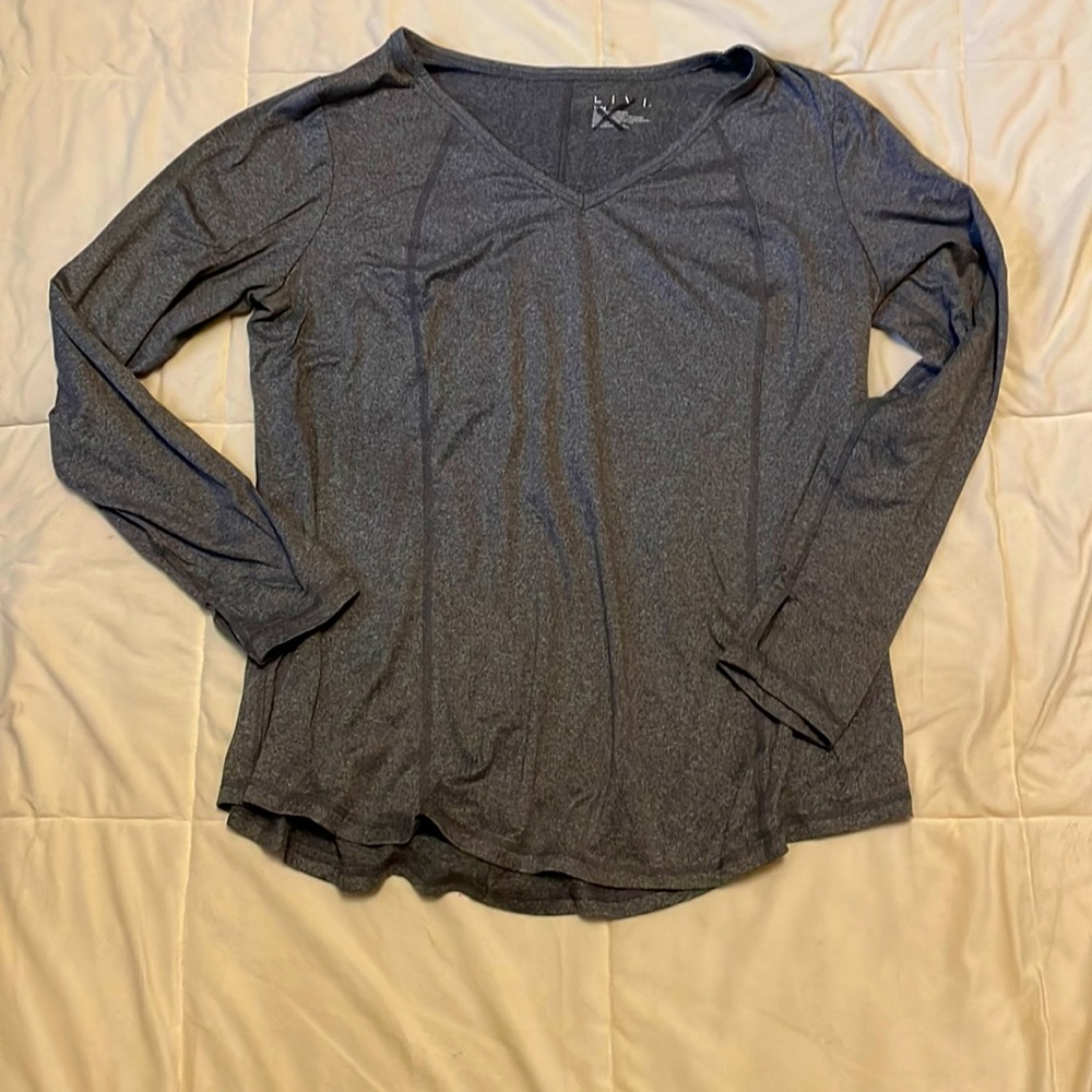 COPY - Lane Bryant longsleeve workout top